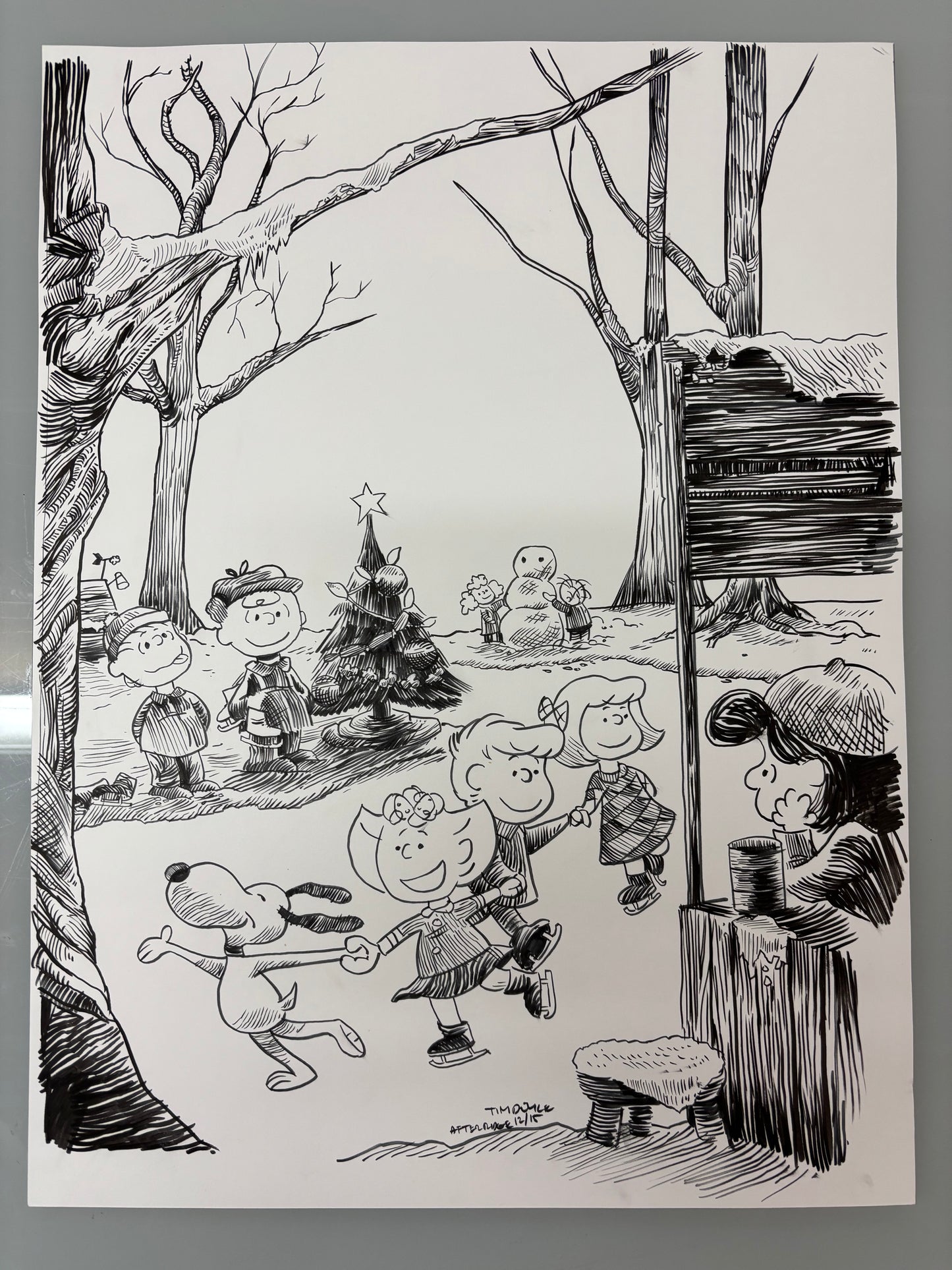 Charlie Brown original art #2