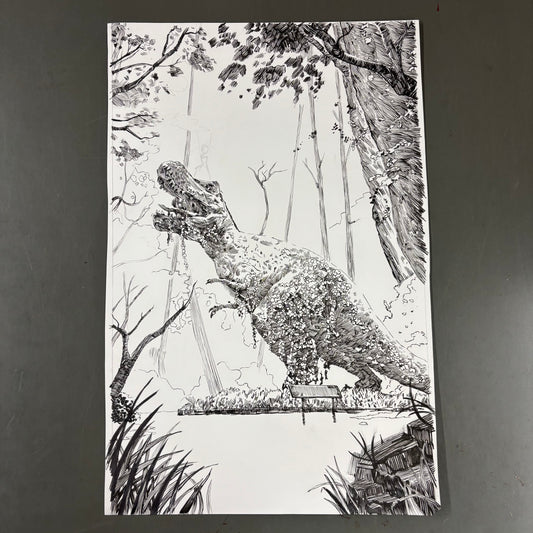 "It Was a Good Day" original art