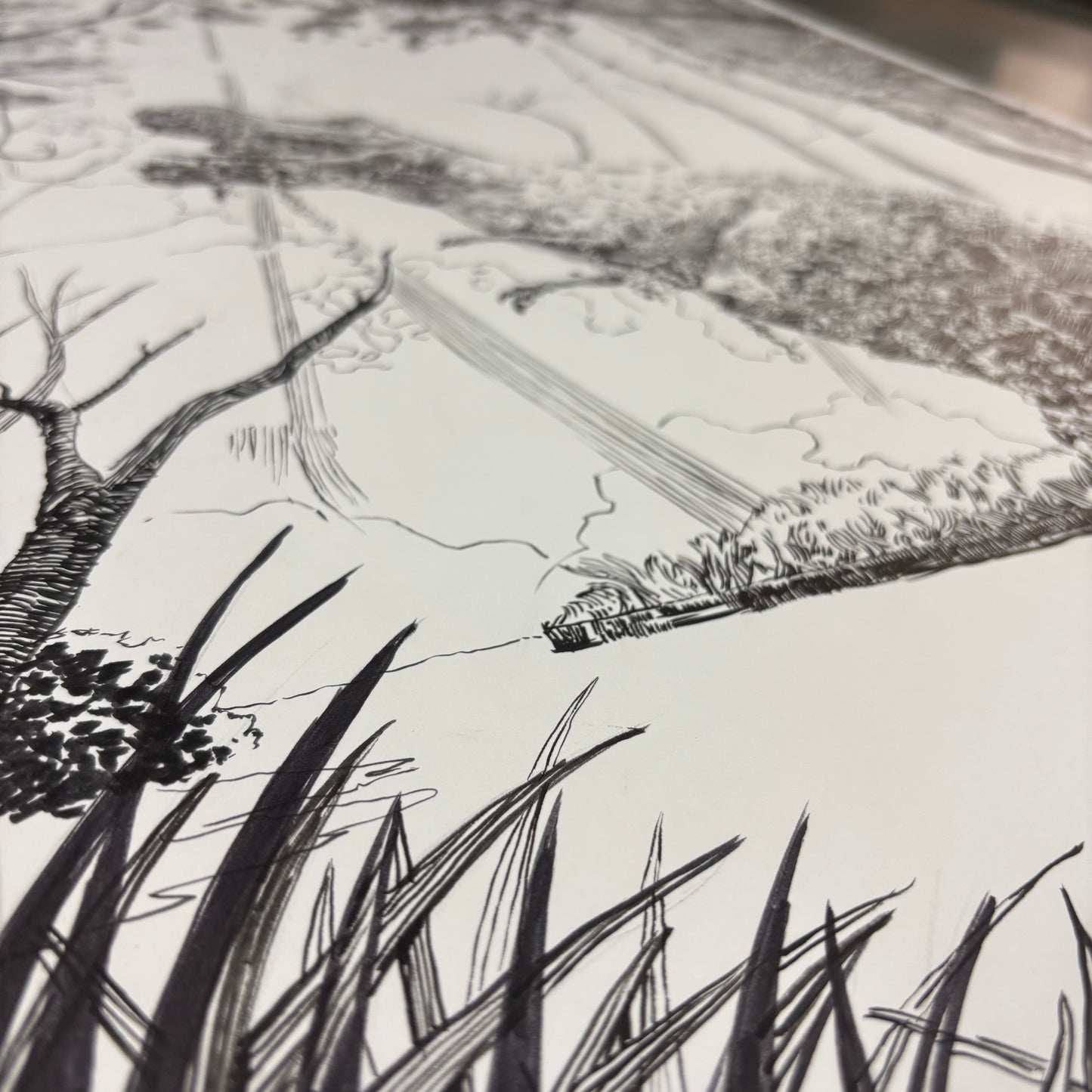 "It Was a Good Day" original art