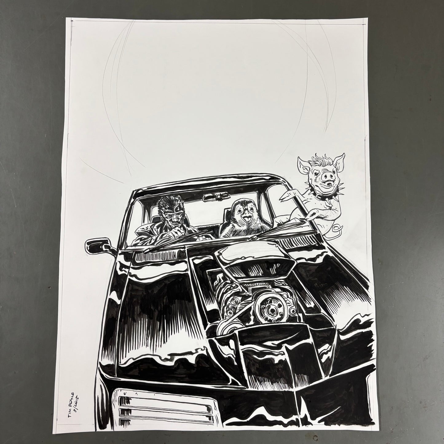 George Miller Director's Chair poster original art