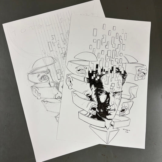 "Total Recall" original art (set)