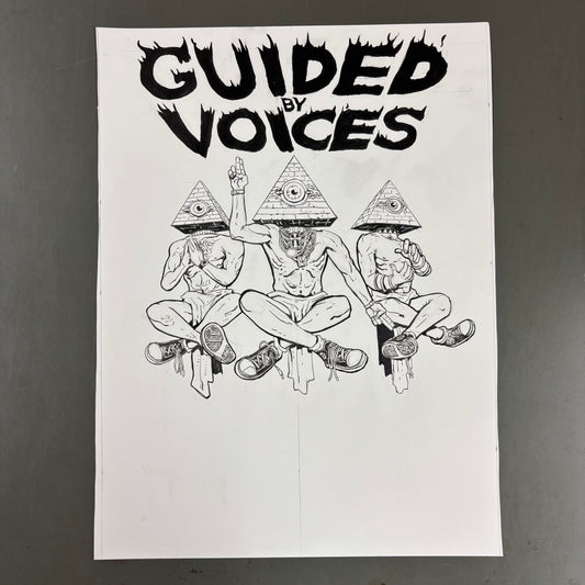 "Guided by Voices" gig poster original art