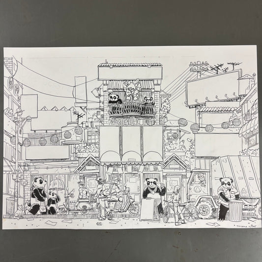 Governor's Ball 2015 gig poster original art