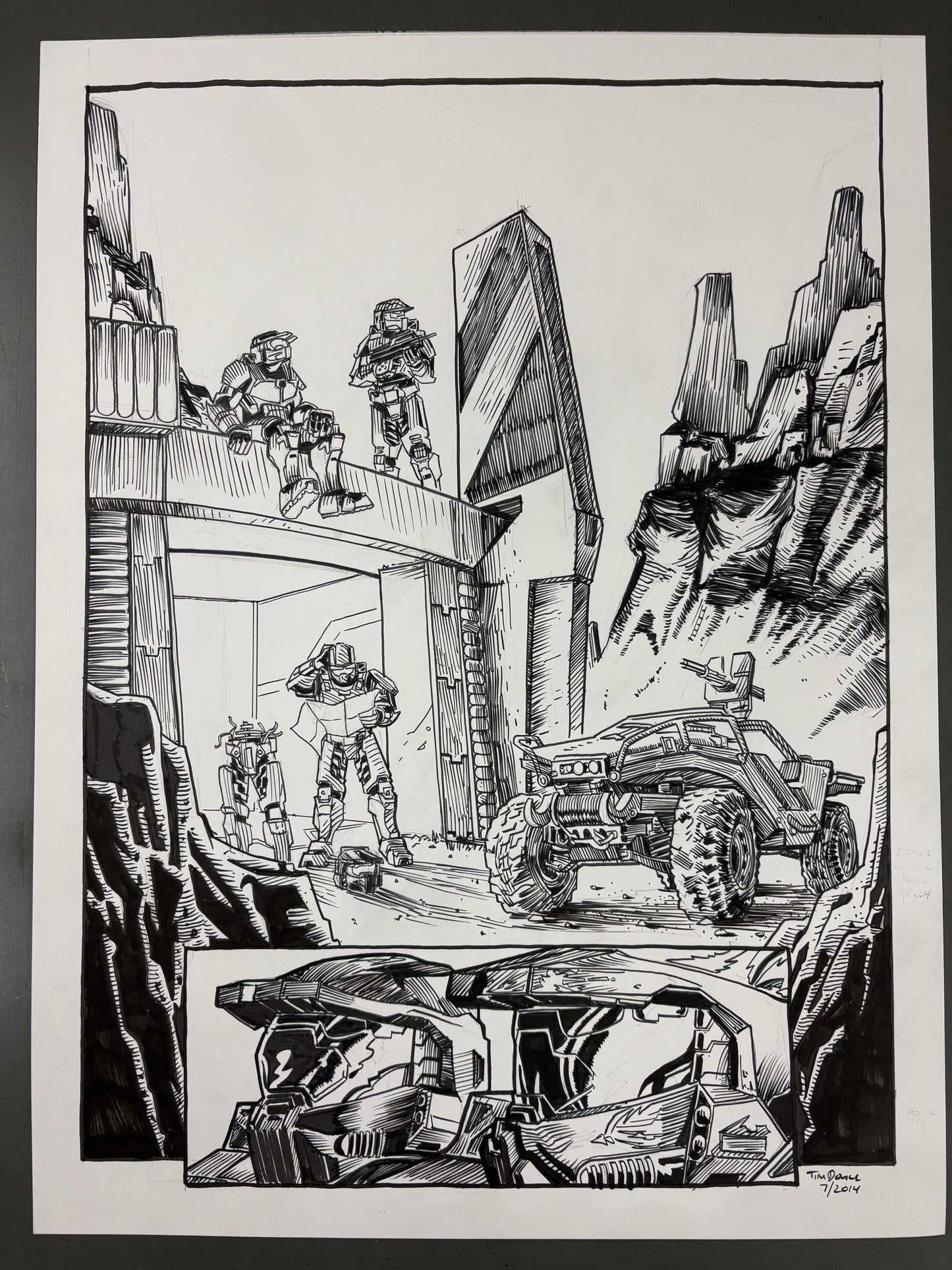 "Why Are We Here?" original art