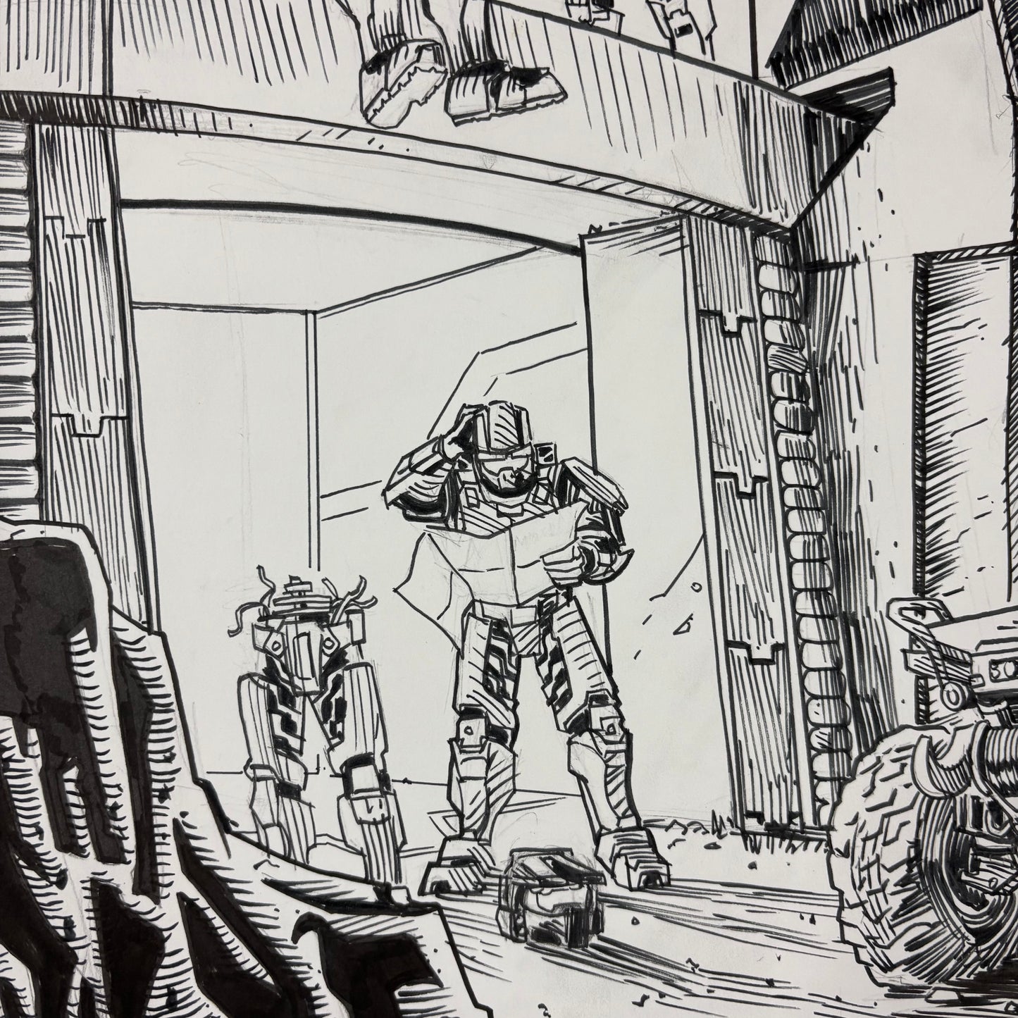 "Why Are We Here?" original art