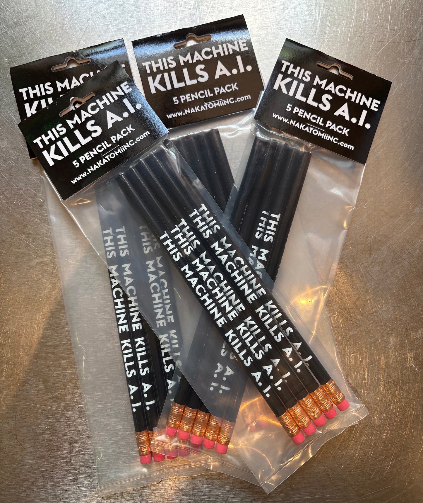 This Machine Kills AI Pencil 5-Pack