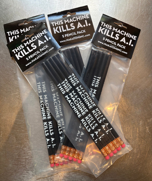 This Machine Kills AI Pencil 5-Pack