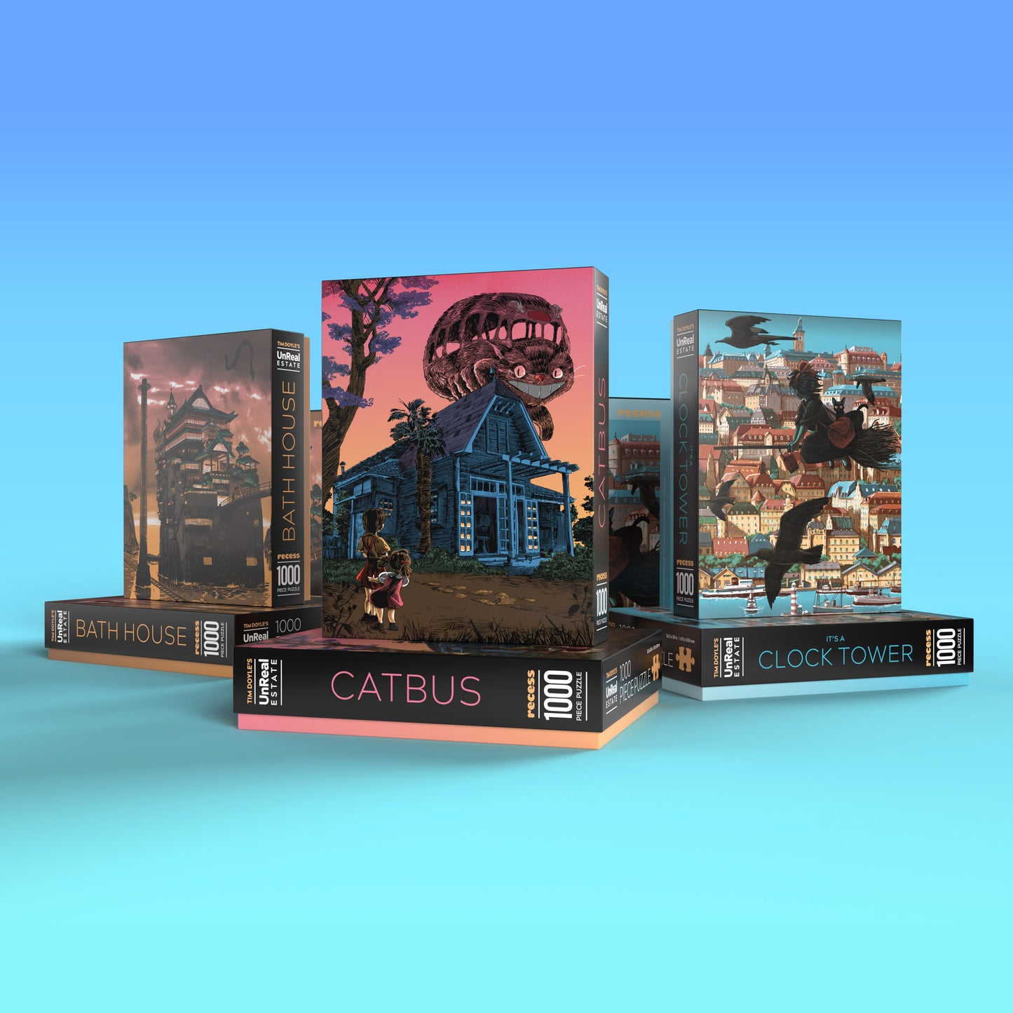 Miyazaki Three Puzzle Set