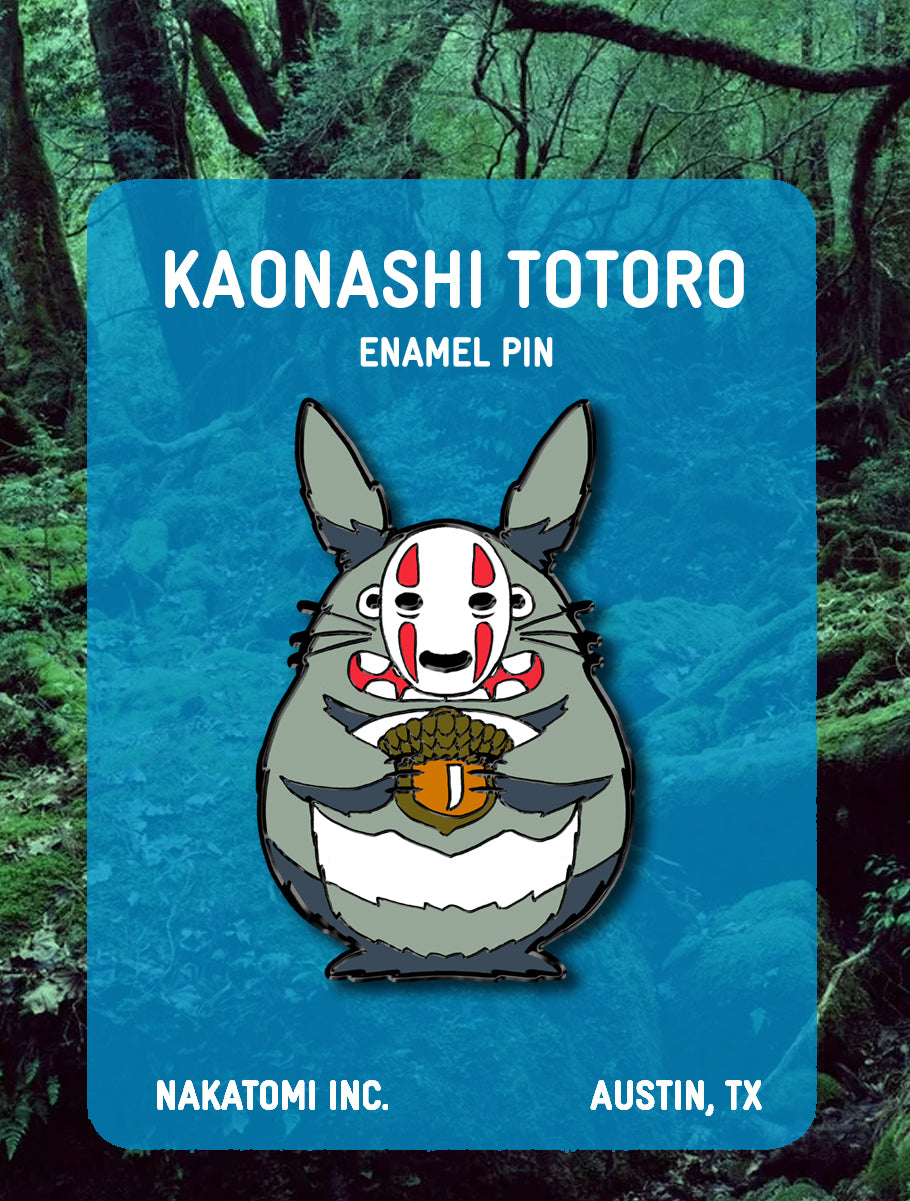 Kaonashi Totoro Enamel Pin