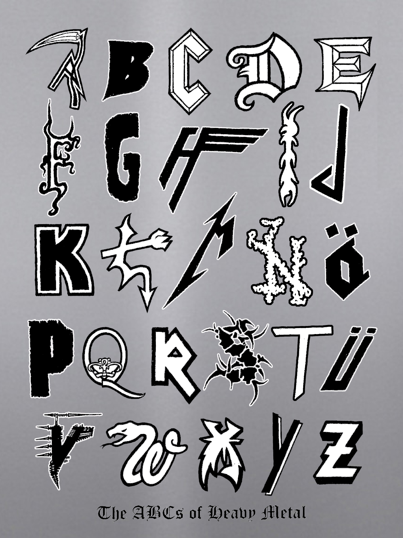 The ABC’s of HEAVY METAL by Aye Jay!