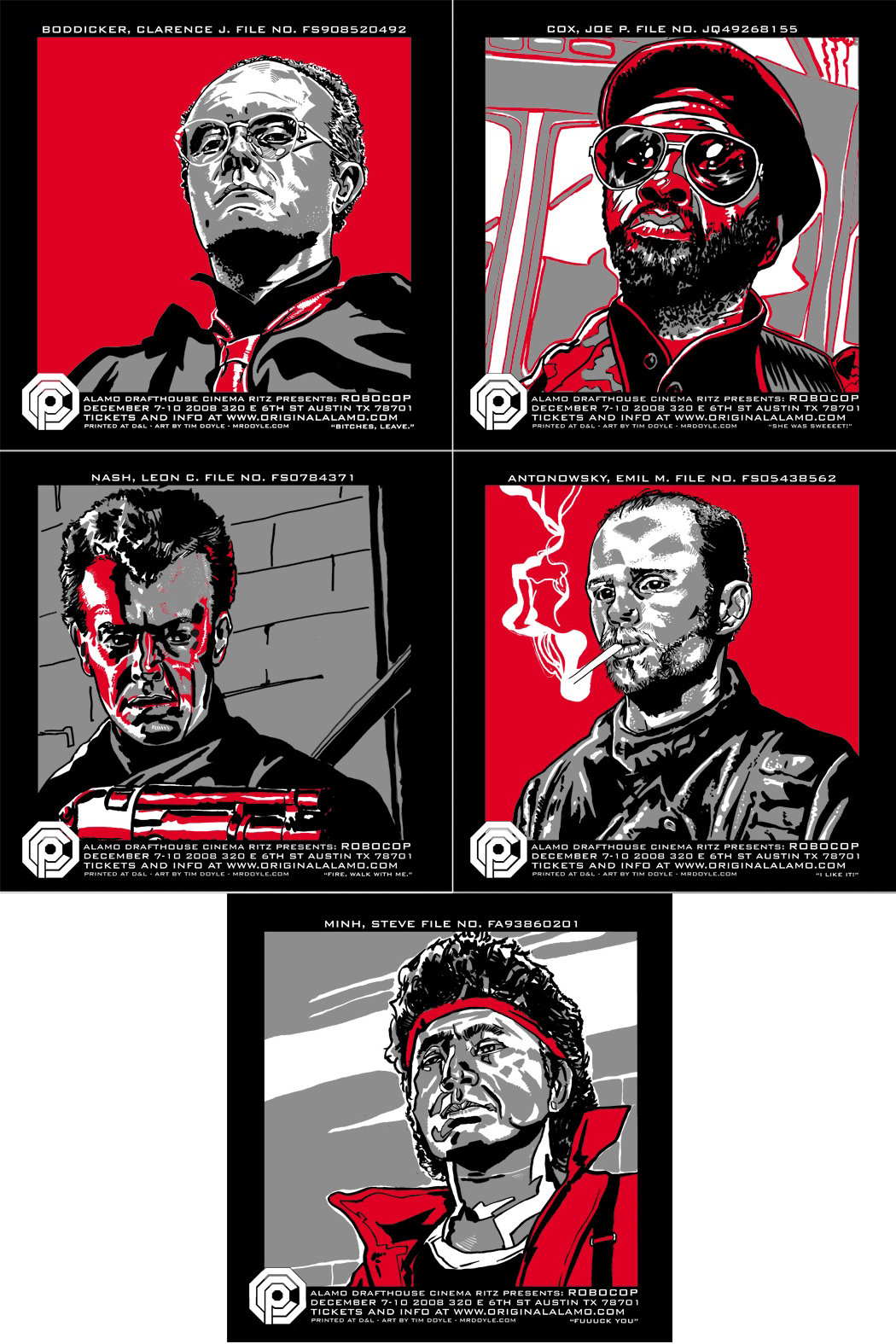 Robocop prints from 2008! Limited Stock-